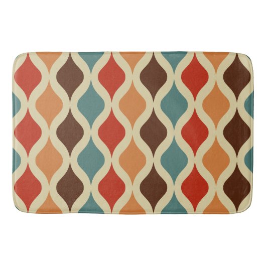 Retromuster Badematte (Vorderseite)