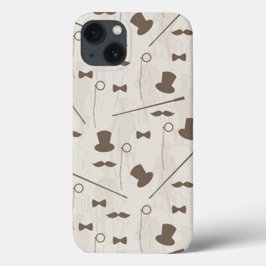 Retromuster für Mann 2 Case-Mate iPhone Hülle (Rückseite)