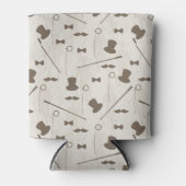 Retromuster für Mann 2 Dosenkühler (Vorderseite)