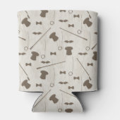 Retromuster für Mann 2 Dosenkühler (Rückseite)