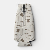 Retromuster für Mann 2 Flaschenkühler (Rückseite)