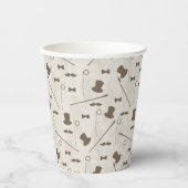 Retromuster für Mann 2 Pappbecher (Vorderseite)