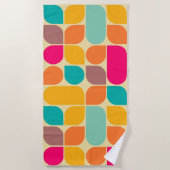 Retromuster Strandtuch (Vorderseite)