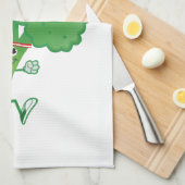 Retron laufender Brokkoli Handtuch (Viertel Falte)