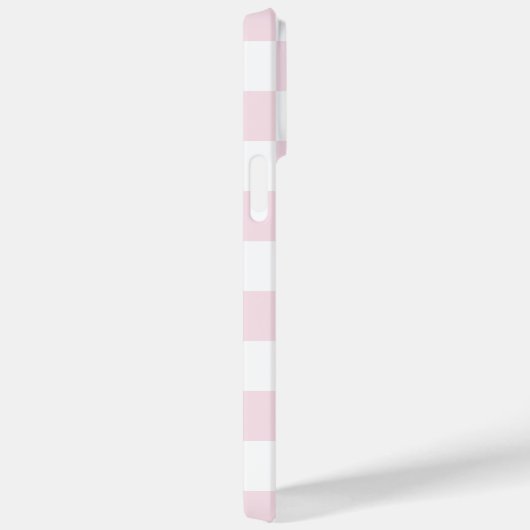 Retroname hellrosa weißes Schachbrettmuster Case-Mate iPhone Hülle (Rückseite / Rechts)