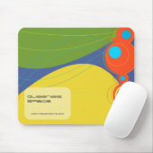 Retronation bunte abstrakte moderne Kunst-Blasen Mousepad (Mit Mouse)