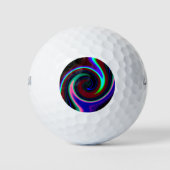 Retroneon drehen golfball (Vorderseite)
