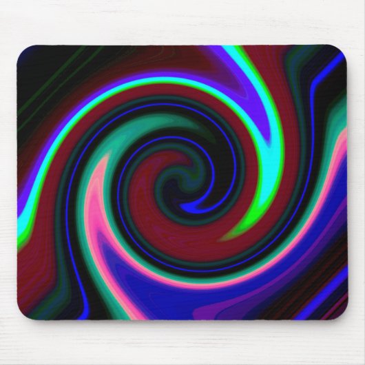 Retroneon drehen mousepad (Vorne)