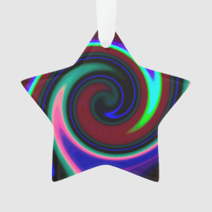 Retroneon drehen ornament