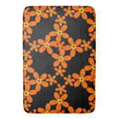 Retroorange 1970 badematte (Vorderseite Vertikal)