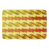 Retroorange 1970 badematte (Vorderseite)