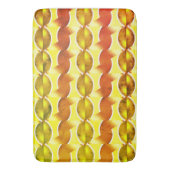 Retroorange 1970 badematte (Vorderseite Vertikal)