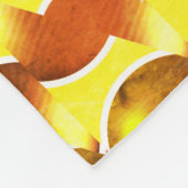 Retroorange 1970 fleecedecke (Ecke)