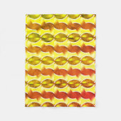 Retroorange 1970 fleecedecke (Vorderseite)