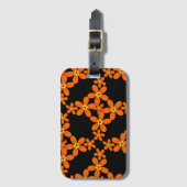 Retroorange 1970 gepäckanhänger (Vorderseite Vertikal)