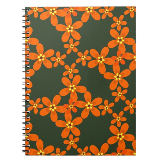 Retroorange 1970 notizblock (Vorderseite)
