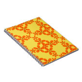 Retroorange 1970 notizblock (Rechte Seite)