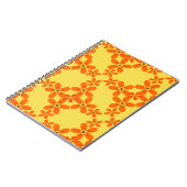 Retroorange 1970 notizblock (Linke Seite)
