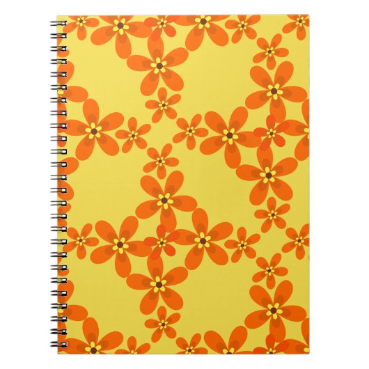 Retroorange 1970 notizblock (Vorderseite)