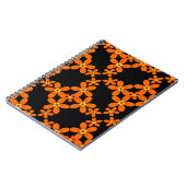 Retroorange 1970 notizblock (Linke Seite)
