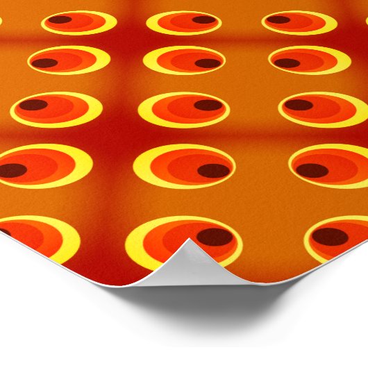 Retroorange 1970 poster (Ecke)