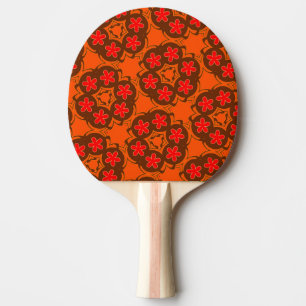Retroorange 1970 tischtennis schläger