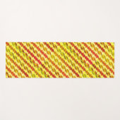 Retroorange 1970 yogamatte (Vorderseite (Horizontal))