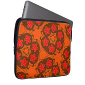 Retroorange, rot 1970 laptopschutzhülle (Vorne Rechts)