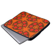 Retroorange, rot 1970 laptopschutzhülle (Vorne Knopf)