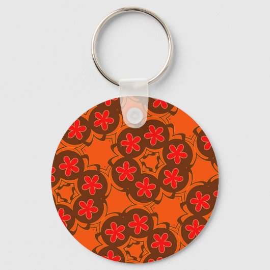 Retroorange, rot 1970 schlüsselanhänger (Vorderseite)
