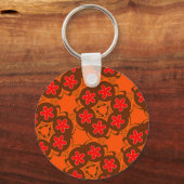 Retroorange, rot 1970 schlüsselanhänger (Vorderseite)