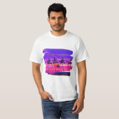 Retropalmen T - Shirt (Vorne ganz)
