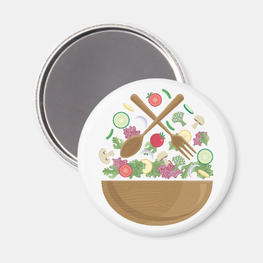 Retropflanze Magnet (Vorderseite/Rückseite)