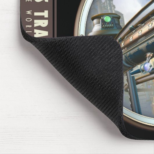 Retropolis Einschienenbahn-Mausunterlage Mousepad (Ecke)