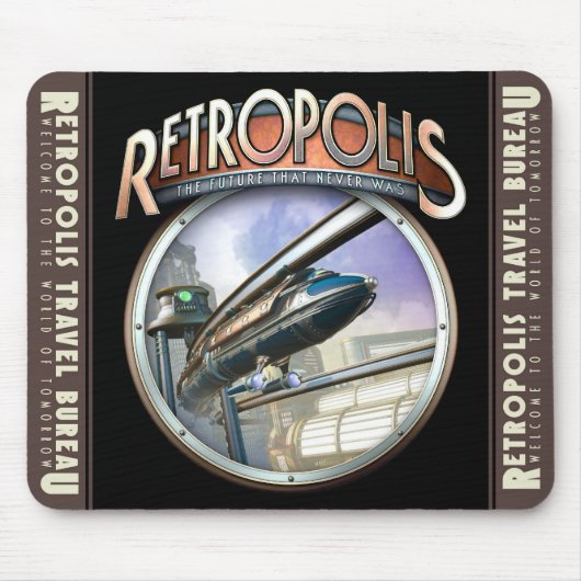 Retropolis Monorail-Mauspad Mousepad (Vorne)