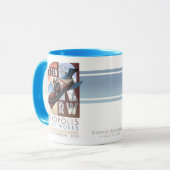 Retropolis Rocket bearbeitet Tasse (Vorderseite Links)