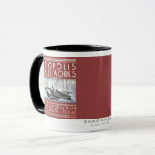 Retropolis Rocket bearbeitet Tasse (Vorderseite Links)