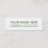 RetroPOOL Mini Visitenkarte (Rückseite)