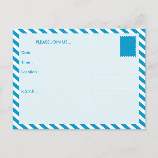 Retropool-Party Einladung (Rückseite)