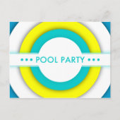 Retropool-Party Einladung (Vorderseite)