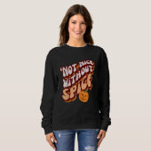 RetroPumpkin Spice u2018Not Nice Without Spice Sweatshirt (Vorne ganz)
