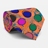 Retropunkte Krawatte (Gerollt)