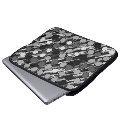 Retropunkte Laptopschutzhülle (Vorne Knopf)