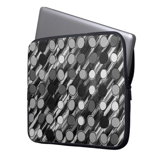 Retropunkte Laptopschutzhülle (Vorderseite Links)