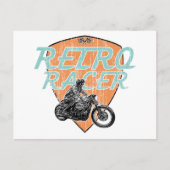 Retroracer Postkarte (Vorderseite)