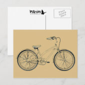 Retrorad Postkarte (Vorne/Hinten)