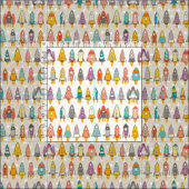 Retrorakete Stoff (Kachel)