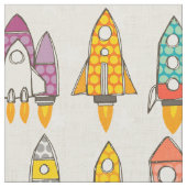 Retrorakete Stoff (Nahaufnahme)