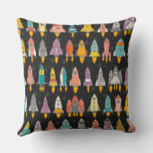 Retroraketen Graphit Kissen (Rückseite)