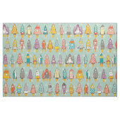 Retroraketen in Mint Stoff (Fat Quarter (45,7 x 55,9 cm))